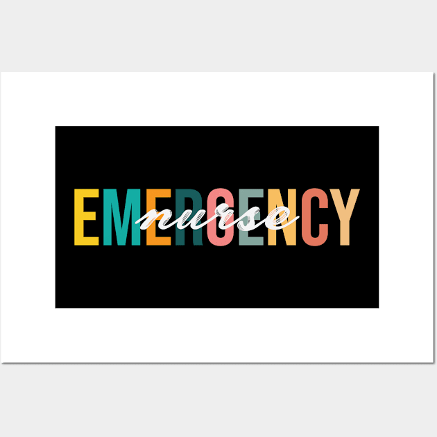 Emergency Nurse Vinatge Wall Art by gabrielakaren